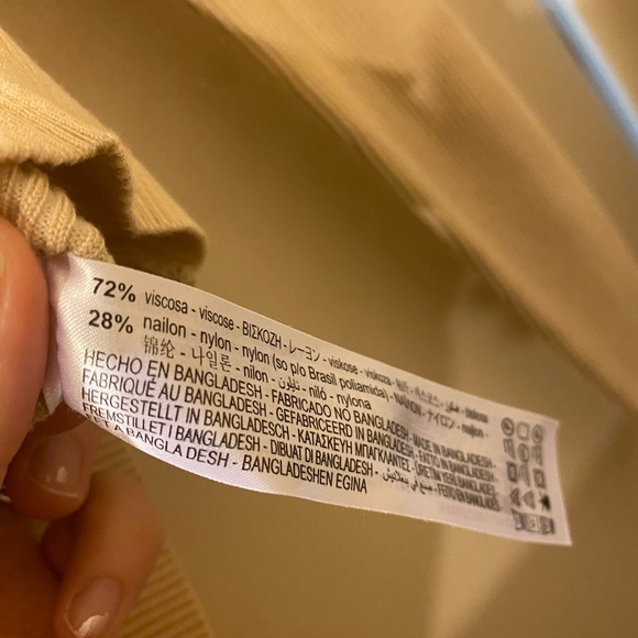 Zara Square Neck Top XL - Picture 5 of 5